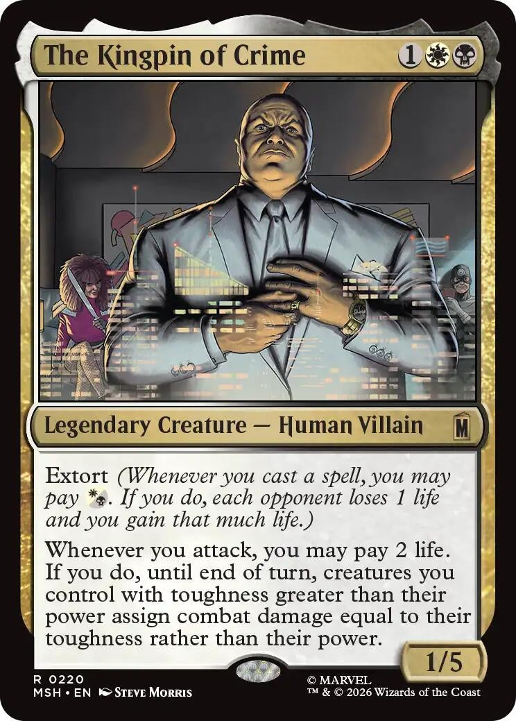 Image for The Kingpin of Crime (220) (MSH) - Magic: The Gathering