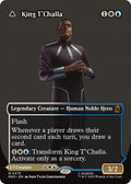 Image for King T'Challa (Borderless) (0373) (373) (MSH) - Magic: The Gathering