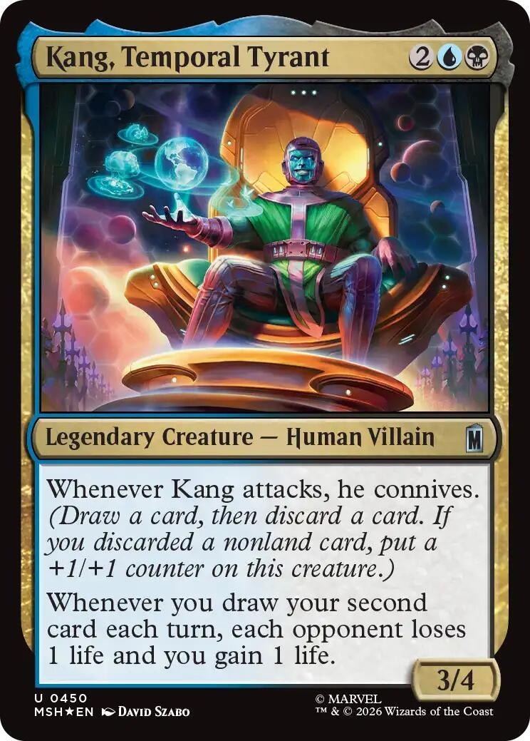 Image for Kang, Temporal Tyrant (Surge Foil) (450) (MSH) - Magic: The Gathering