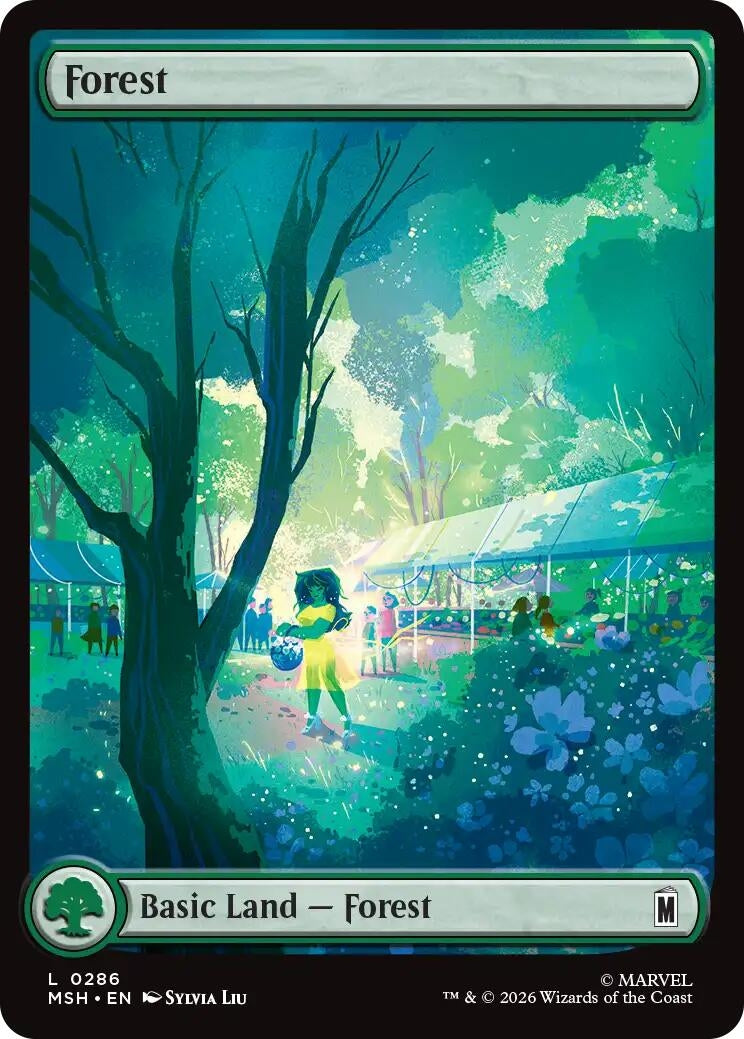 Image for Forest (0286) (286) (MSH) - Magic: The Gathering