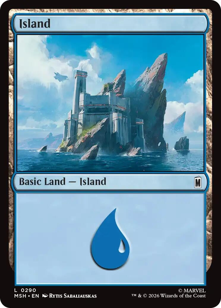 Image for Island (0290) (290) (MSH) - Magic: The Gathering