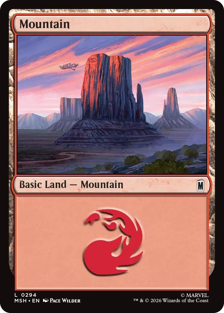Image for Mountain (0294) (294) (MSH) - Magic: The Gathering