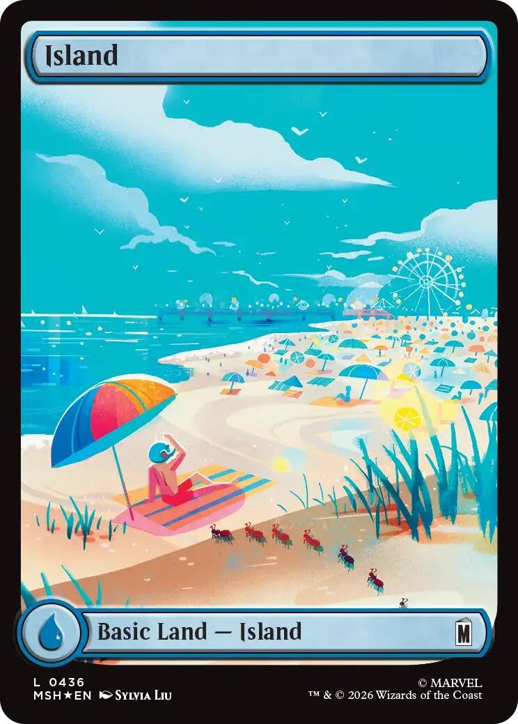 Image for Island (0436) (Surge Foil) (436) (MSH) - Magic: The Gathering