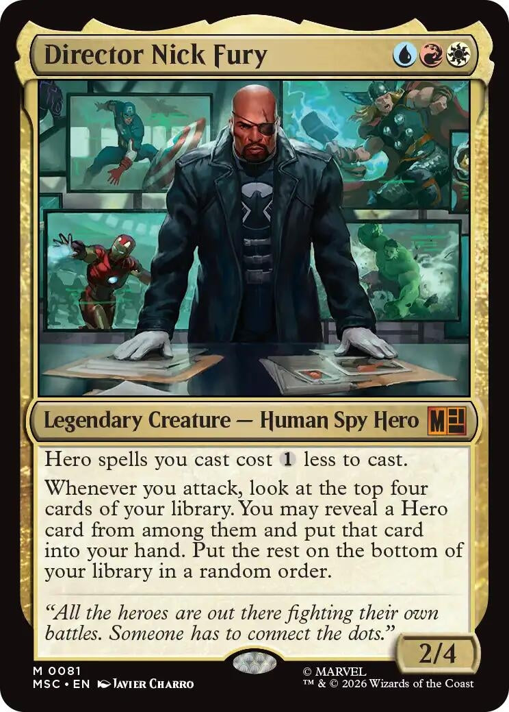 Image for Director Nick Fury (81) (MSC) - Magic: The Gathering
