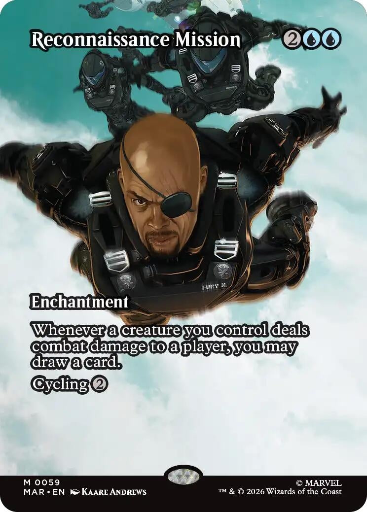 Image for Reconnaissance Mission (Borderless) (59) (MAR) - Magic: The Gathering