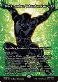 Image for Black Panther, Wakandan King (Borderless) (87) (MAR) - Magic: The Gathering