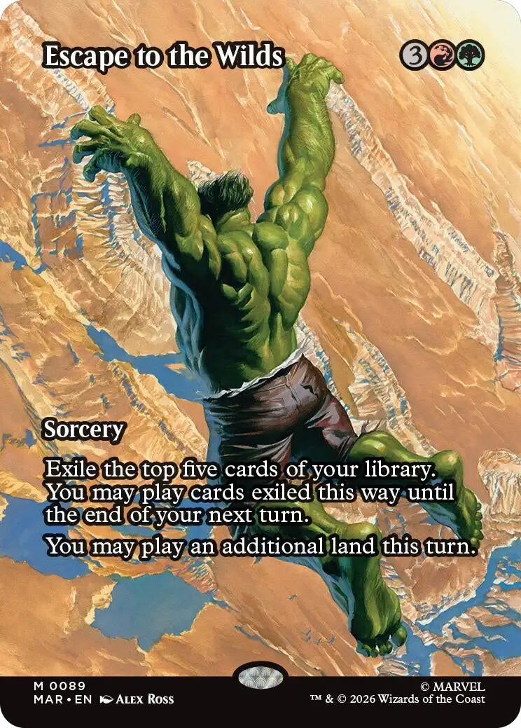 Image for Escape to the Wilds (Borderless) (89) (MAR) - Magic: The Gathering