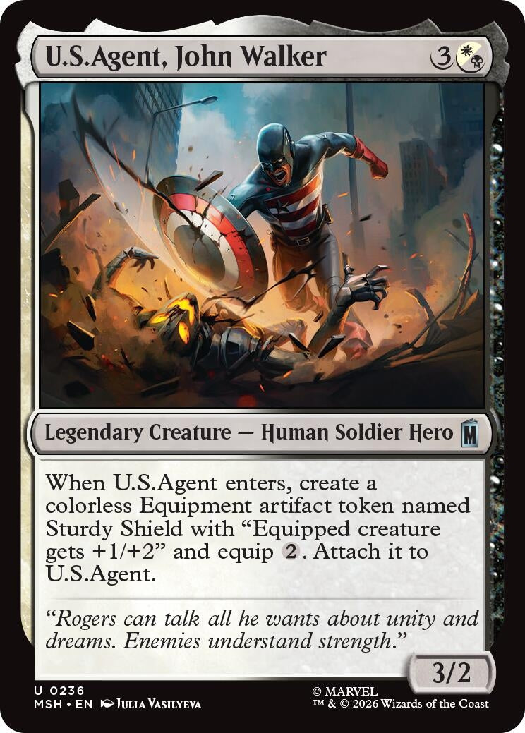 Image for U.S.Agent, John Walker (236) (MSH) - Magic: The Gathering