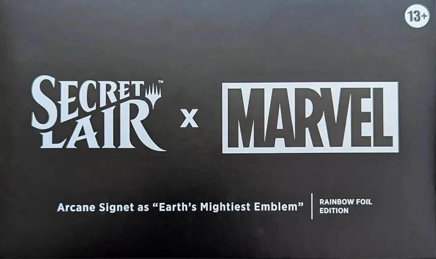 Image for Secret Lair x Marvel: Arcane Signet as "Earth's Mightiest Emblem" - Rainbow Foil Edition - Magic: The Gathering