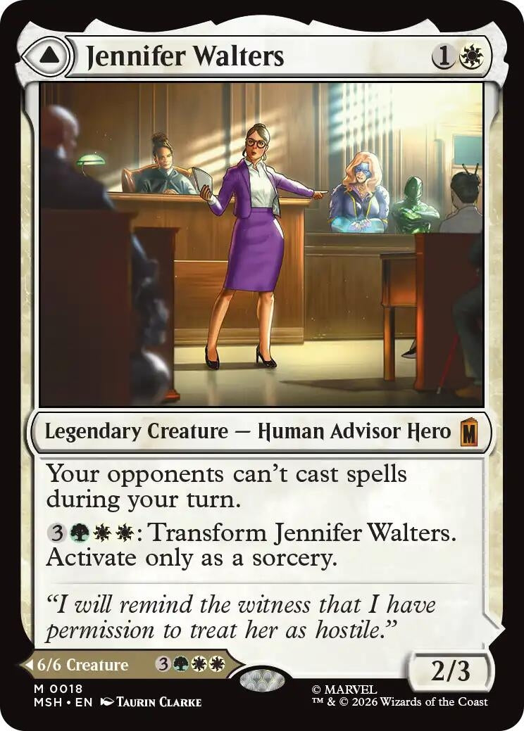 Image for Jennifer Walters (18) (MSH) - Magic: The Gathering