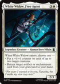 Image for White Widow, Free Agent (42) (MSH) - Magic: The Gathering