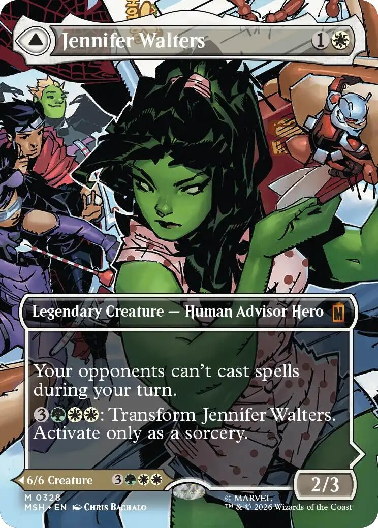 Image for Jennifer Walters (Borderless) (0328) (328) (MSH) - Magic: The Gathering