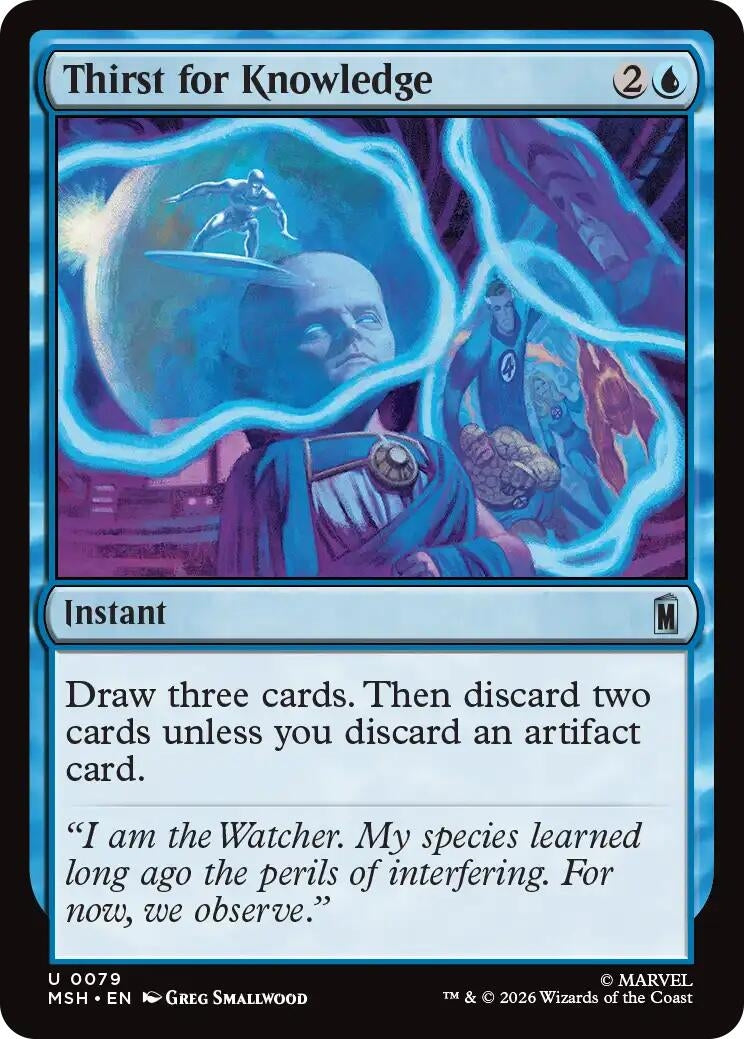 Image for Thirst for Knowledge (79) (MSH) - Magic: The Gathering