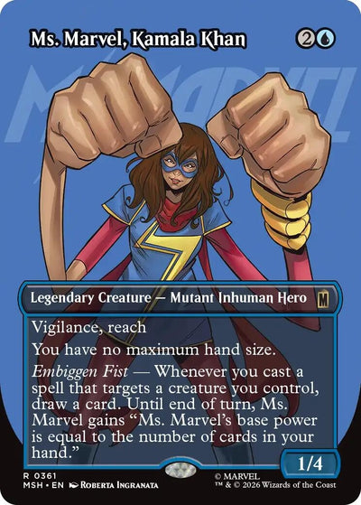 Ms. Marvel, Kamala Khan (Borderless) (361) (MSH)