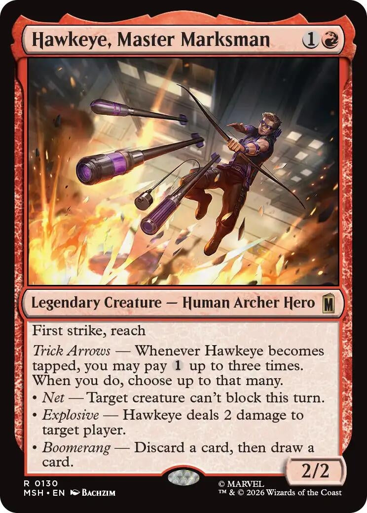 Image for Hawkeye, Master Marksman (130) (MSH) - Magic: The Gathering