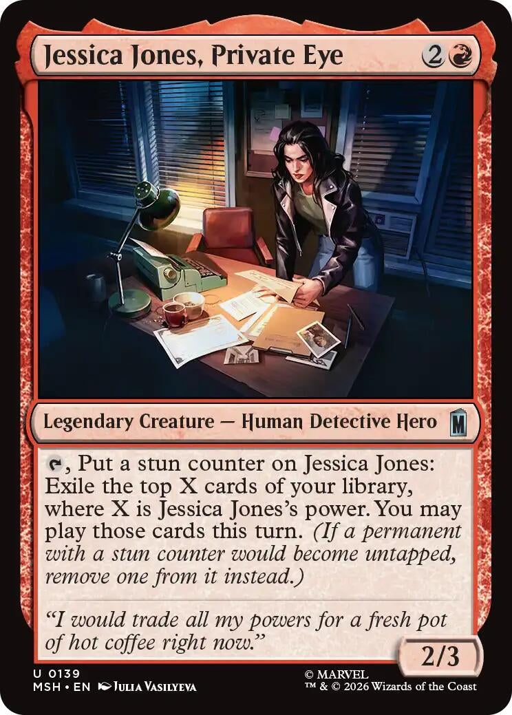 Image for Jessica Jones, Private Eye (139) (MSH) - Magic: The Gathering
