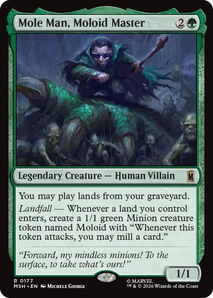Image for Mole Man, Moloid Master (177) (MSH) - Magic: The Gathering