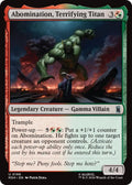 Image for Abomination, Terrifying Titan (198) (MSH) - Magic: The Gathering