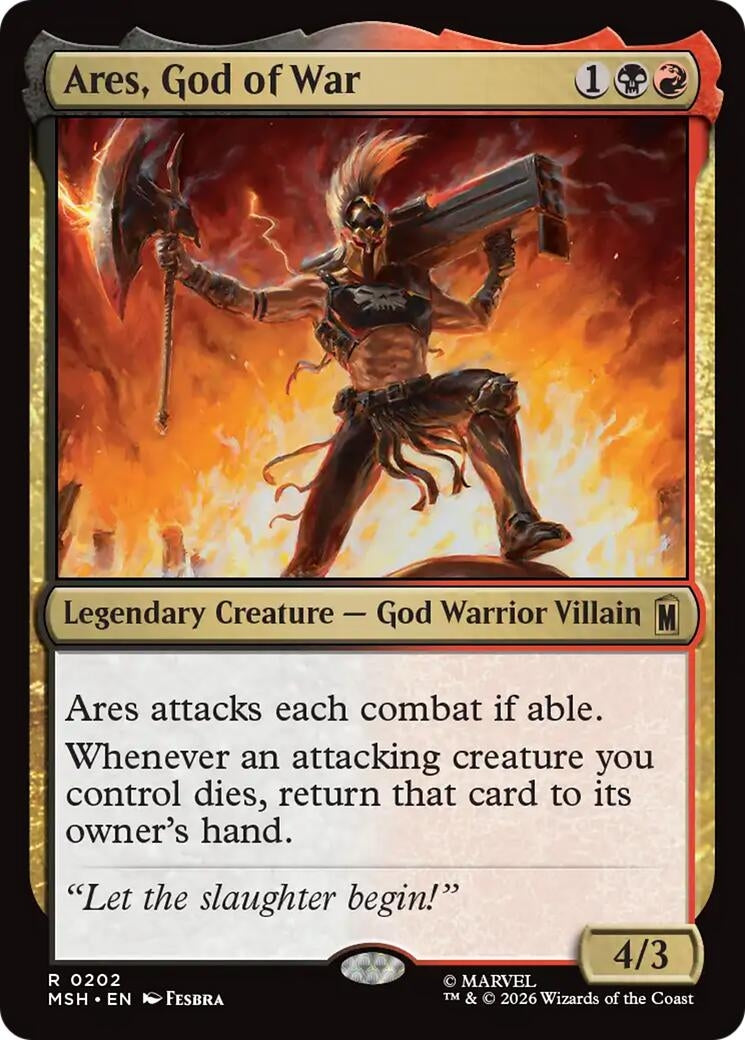 Image for Ares, God of War (202) (MSH) - Magic: The Gathering