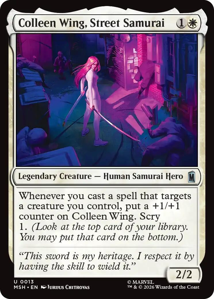 Image for Colleen Wing, Street Samurai (13) (MSH) - Magic: The Gathering