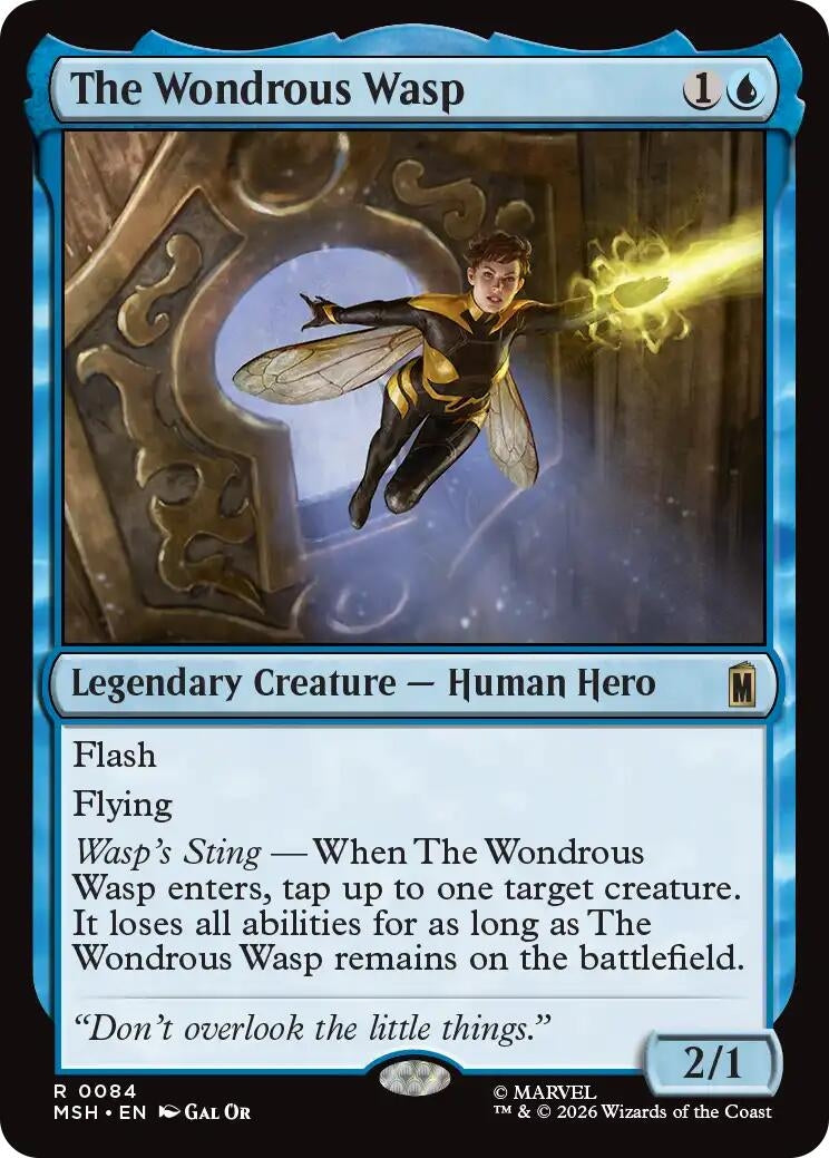Image for The Wondrous Wasp (84) (MSH) - Magic: The Gathering