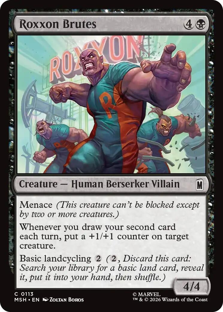 Image for Roxxon Brutes (113) (MSH) - Magic: The Gathering