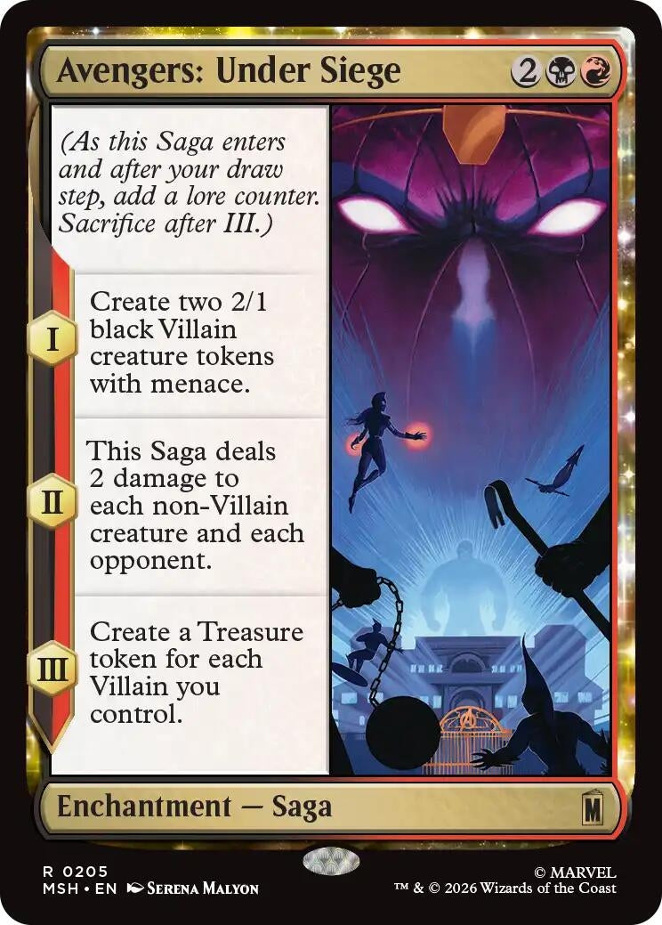 Image for Avengers: Under Siege (205) (MSH) - Magic: The Gathering