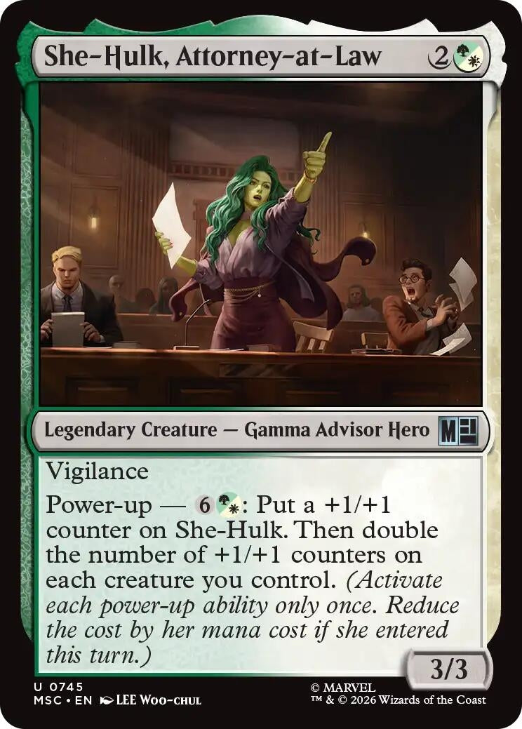Image for She-Hulk, Attorney-at-Law (745) (MSC) - Magic: The Gathering