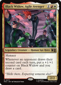 Image for Black Widow, Agile Avenger (Surge Foil) (77) (MSC) - Magic: The Gathering