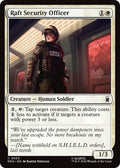 Image for Raft Security Officer (33) (MSH) - Magic: The Gathering