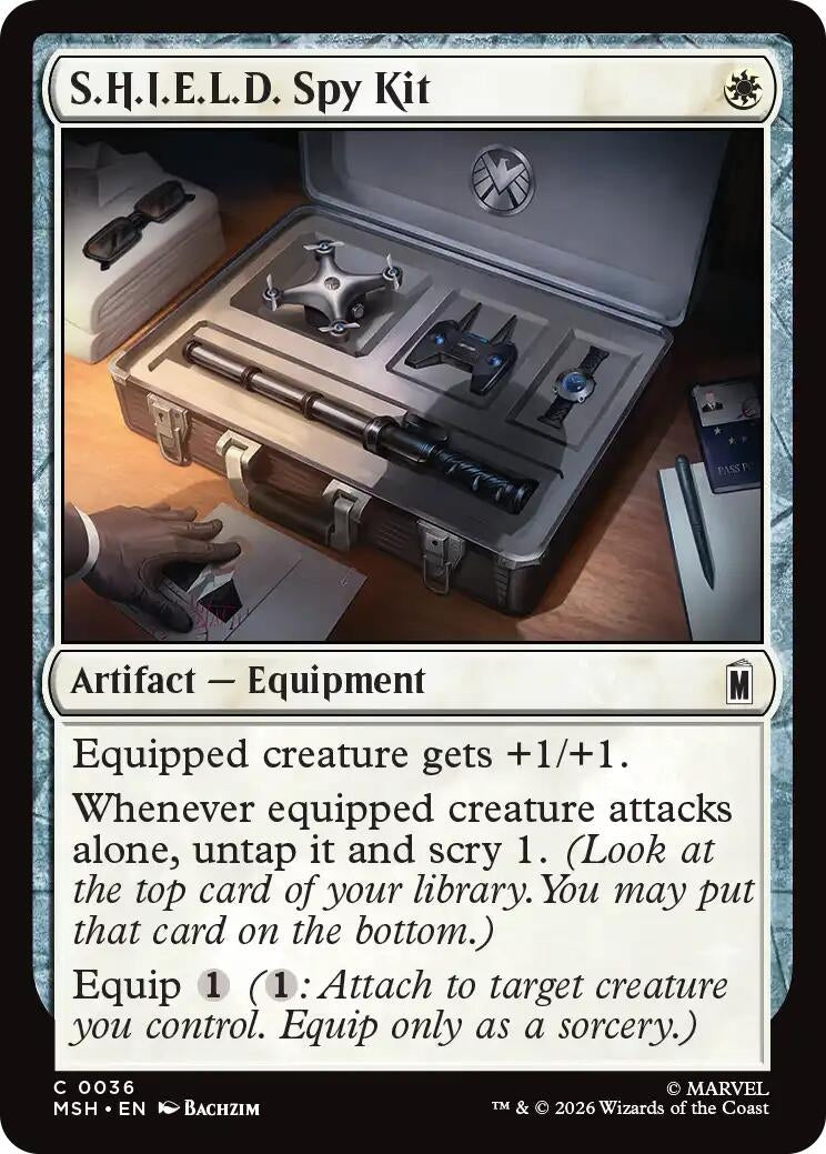 Image for S.H.I.E.L.D. Spy Kit (36) (MSH) - Magic: The Gathering
