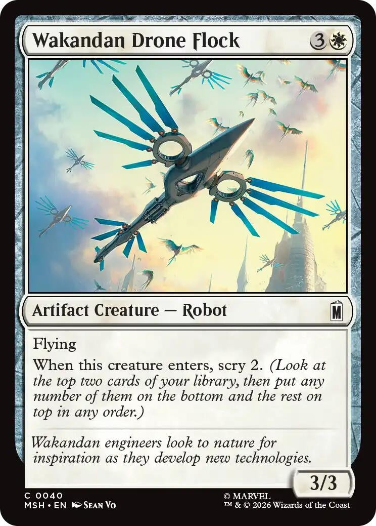Image for Wakandan Drone Flock (40) (MSH) - Magic: The Gathering