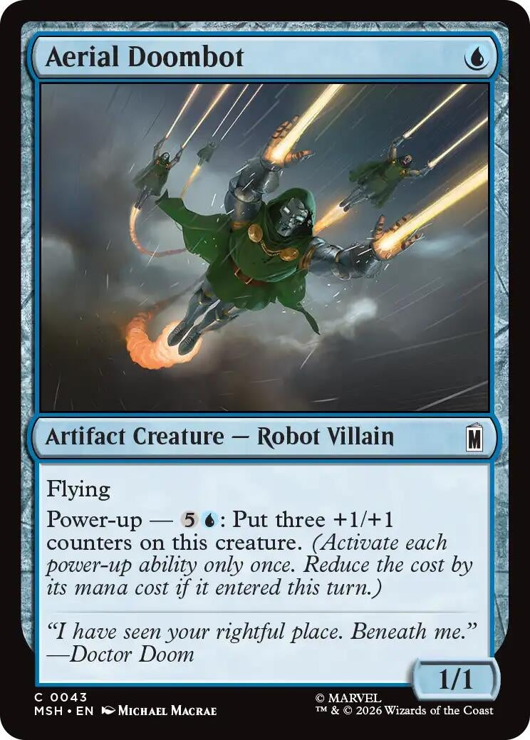 Image for Aerial Doombot (43) (MSH) - Magic: The Gathering