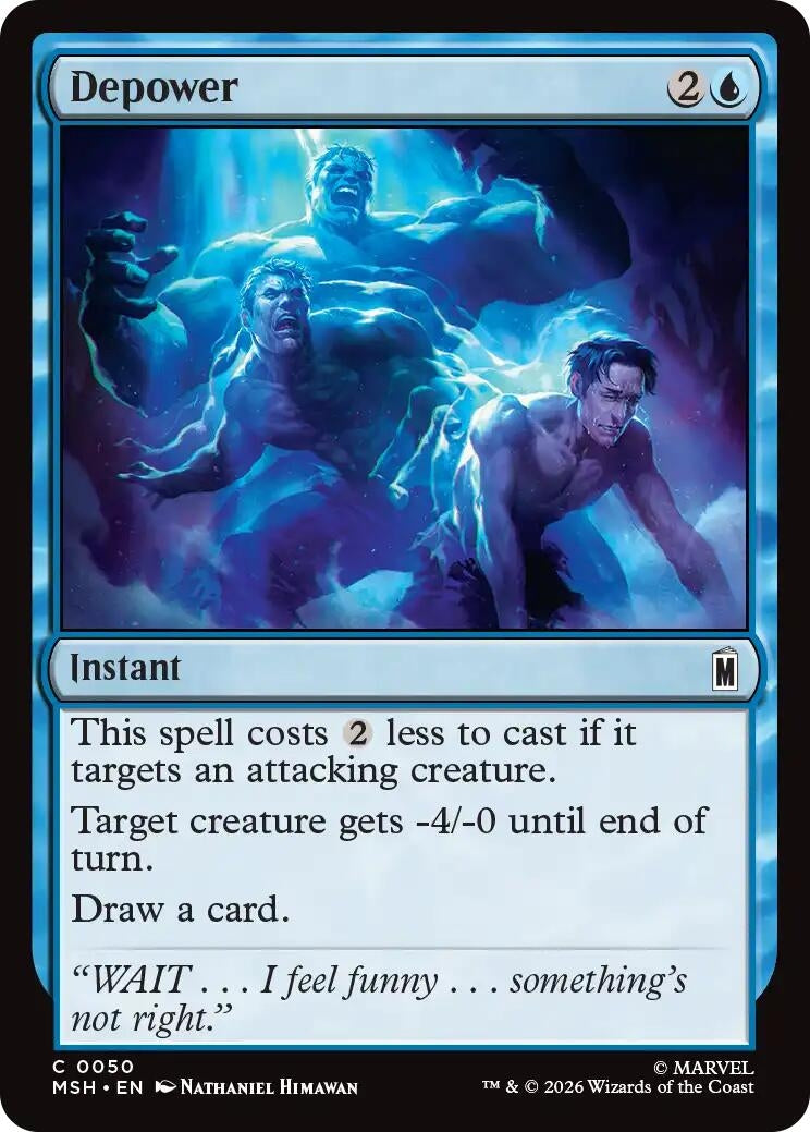 Image for Depower (50) (MSH) - Magic: The Gathering