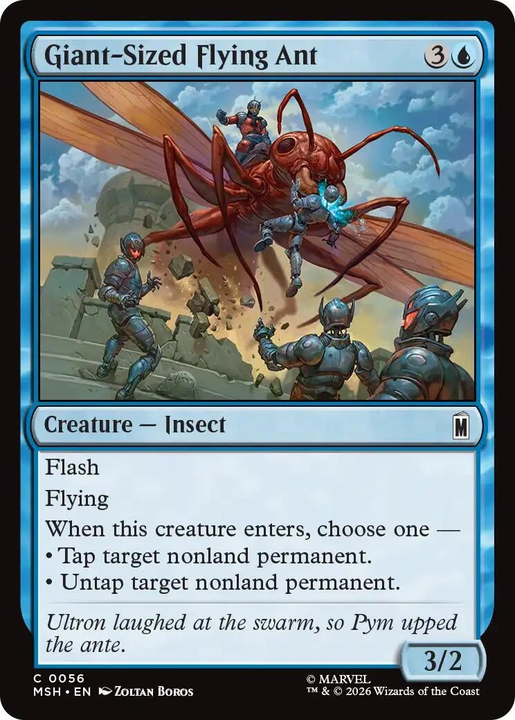 Image for Giant-Sized Flying Ant (56) (MSH) - Magic: The Gathering