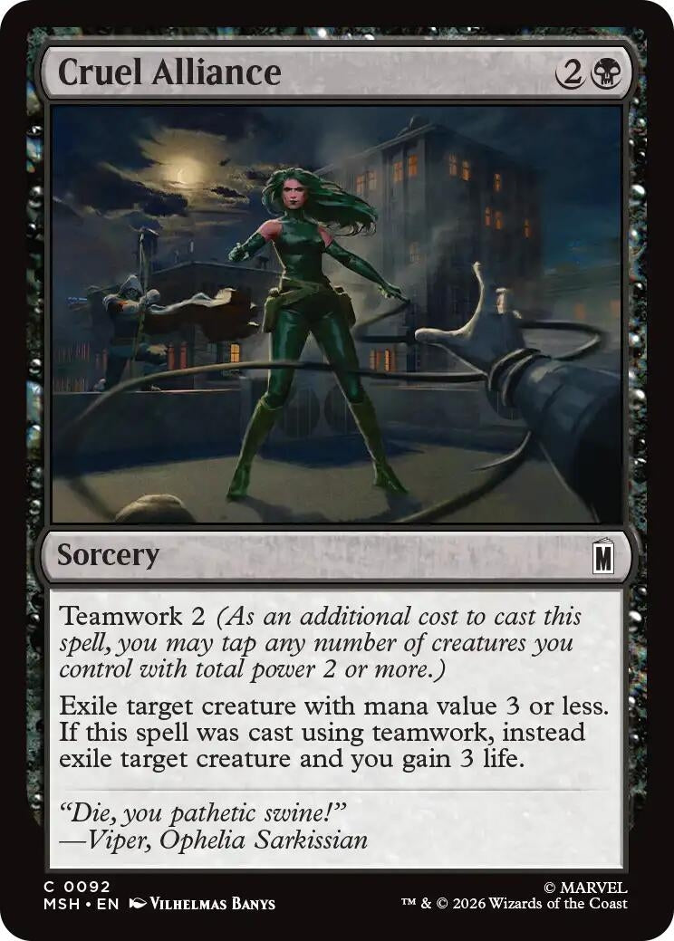 Image for Cruel Alliance (92) (MSH) - Magic: The Gathering