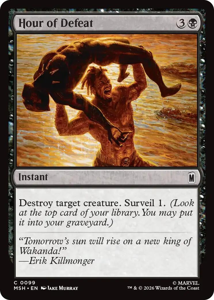 Image for Hour of Defeat (99) (MSH) - Magic: The Gathering