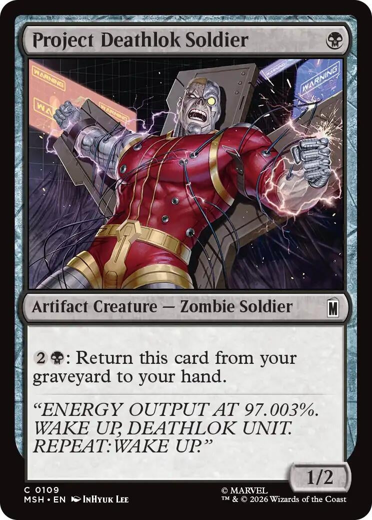 Image for Project Deathlok Soldier (109) (MSH) - Magic: The Gathering