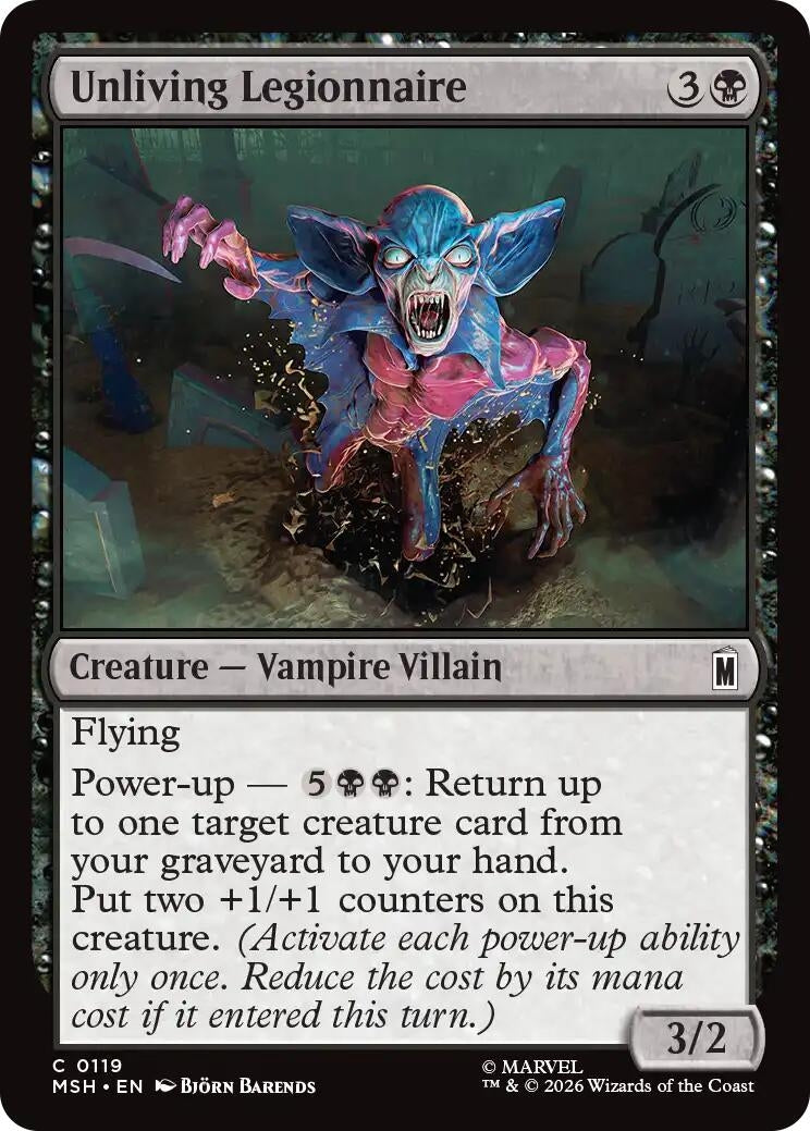 Image for Unliving Legionnaire (119) (MSH) - Magic: The Gathering