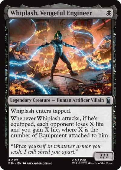 Whiplash, Vengeful Engineer (121) (MSH)