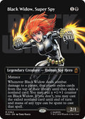 Image for Black Widow, Super Spy (Borderless) (0364) (364) (MSH) - Magic: The Gathering
