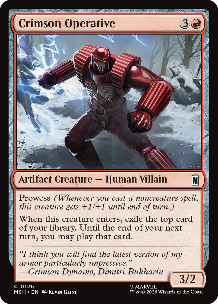 Image for Crimson Operative (126) (MSH) - Magic: The Gathering