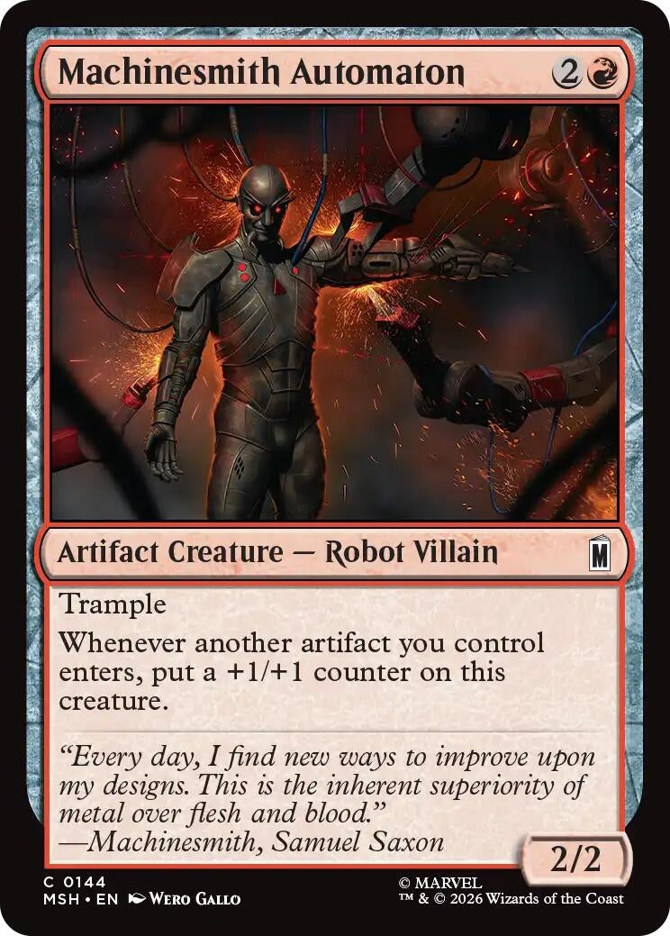 Image for Machinesmith Automaton (144) (MSH) - Magic: The Gathering