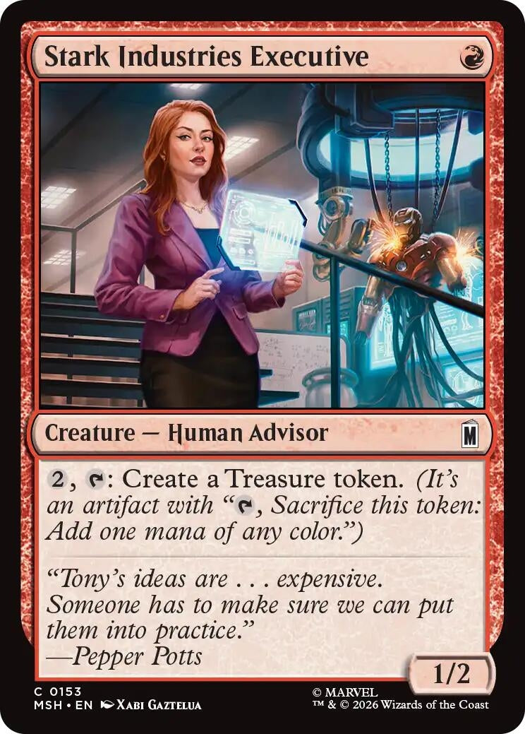 Image for Stark Industries Executive (153) (MSH) - Magic: The Gathering
