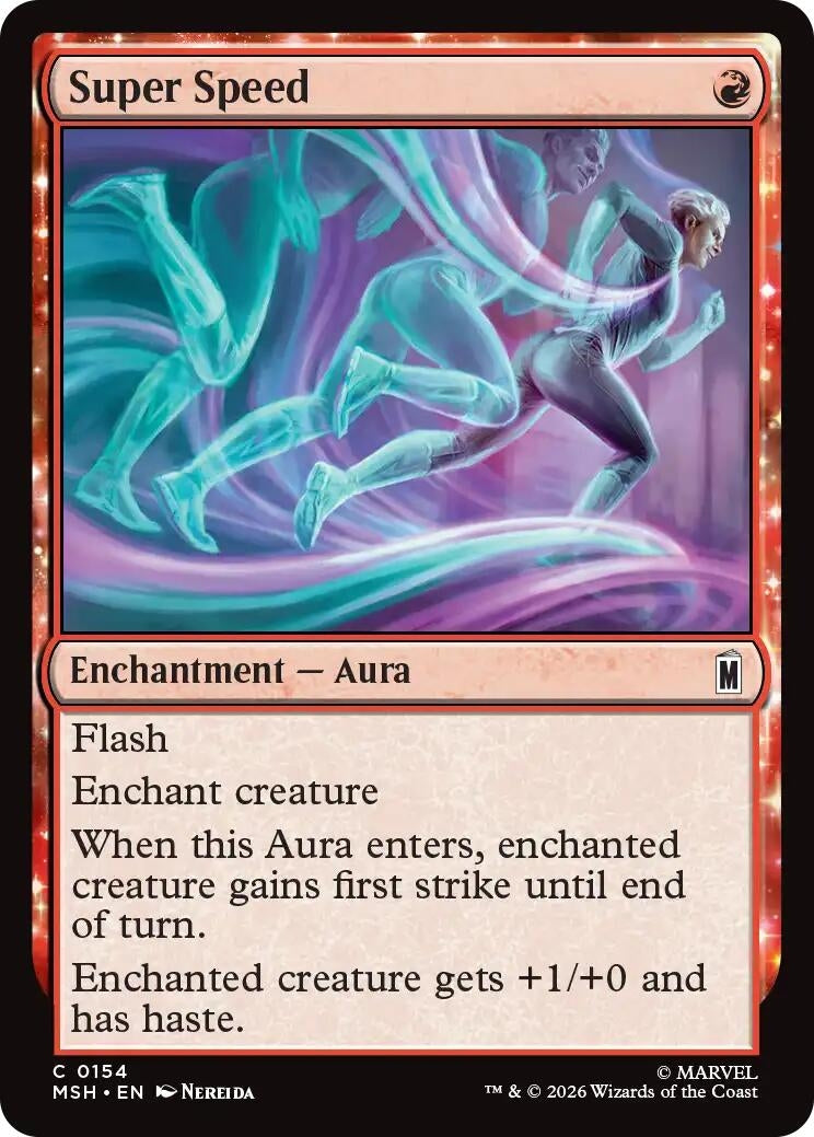Image for Super Speed (154) (MSH) - Magic: The Gathering