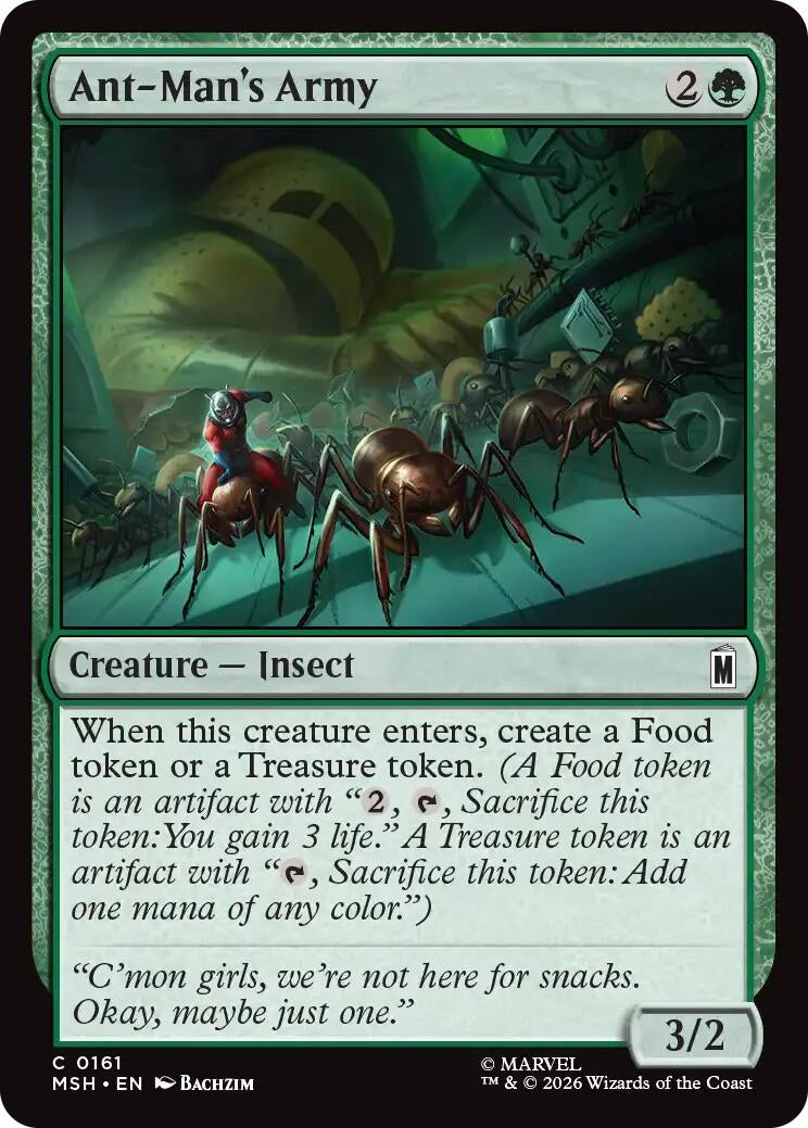 Image for Ant-Man's Army (161) (MSH) - Magic: The Gathering