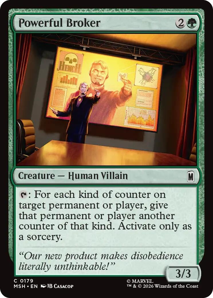 Image for Powerful Broker (179) (MSH) - Magic: The Gathering