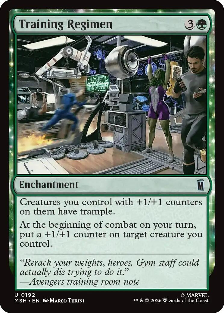 Image for Training Regimen (192) (MSH) - Magic: The Gathering