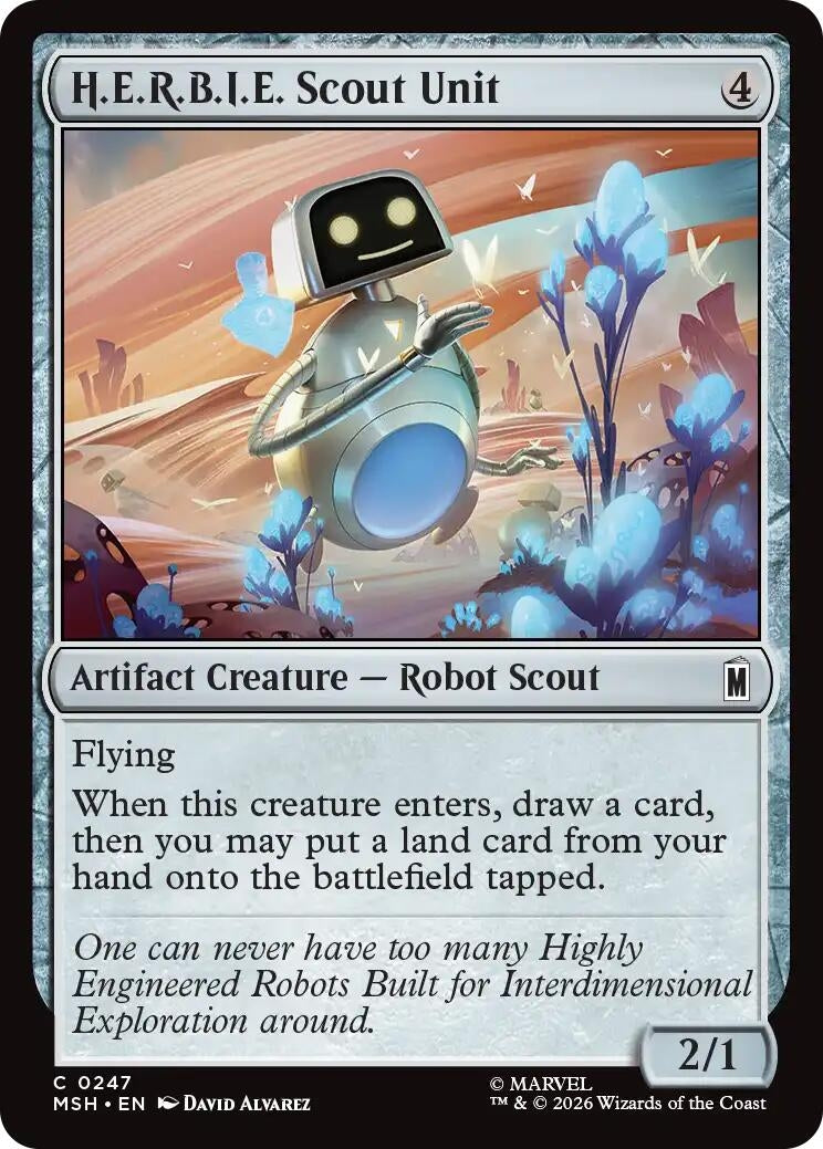 Image for H.E.R.B.I.E. Scout Unit (247) (MSH) - Magic: The Gathering