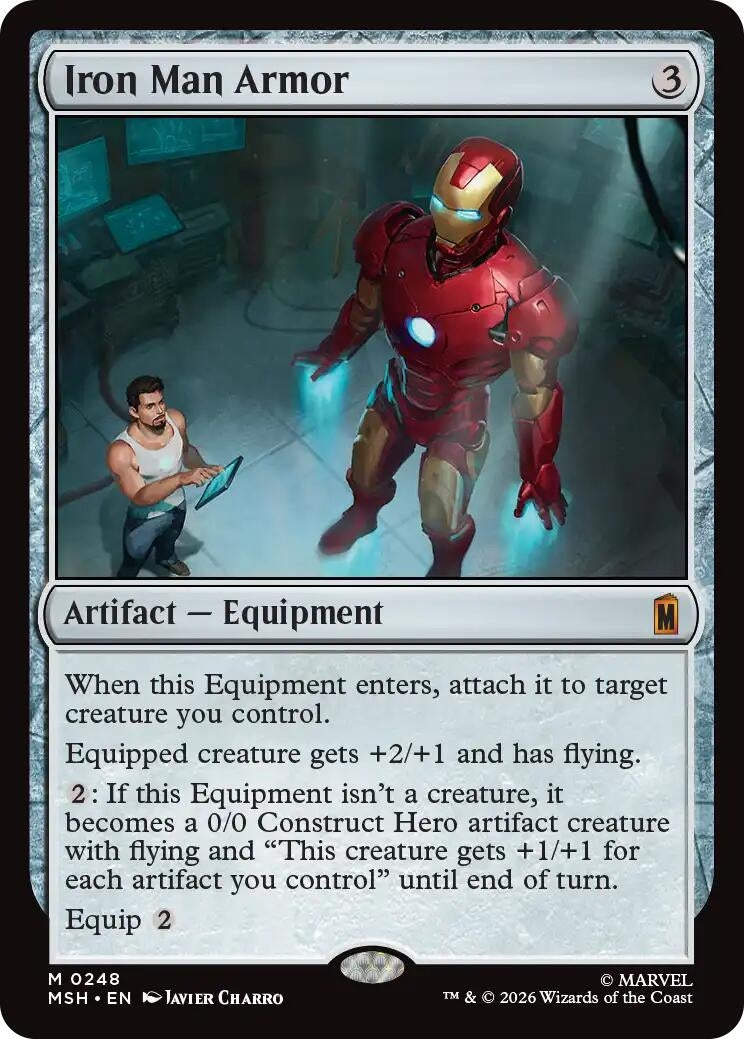 Image for Iron Man Armor (248) (MSH) - Magic: The Gathering